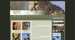 Desktop Screenshot of natureuncut.com