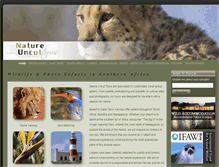 Tablet Screenshot of natureuncut.com